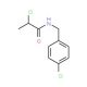 2-chloro-N-(4-chlorobenzyl)propanamide - chemical structure image