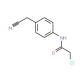 2-chloro-N-[4-(cyanomethyl)phenyl]acetamide (CAS 90772-87-5) - chemical structure image