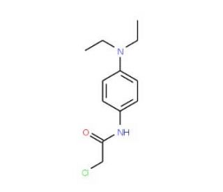2-Chloro-N-(4-diethylamino-phenyl)-acetamide (CAS 125983-31-5) - chemical structure image
