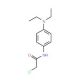 2-Chloro-N-(4-diethylamino-phenyl)-acetamide (CAS 125983-31-5) - chemical structure image