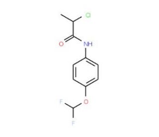 2-chloro-N-[4-(difluoromethoxy)phenyl]propanamide - chemical structure image