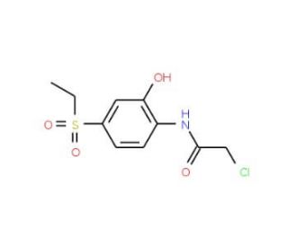 2-chloro-N-[4-(ethanesulfonyl)-2-hydroxyphenyl]acetamide - chemical structure image