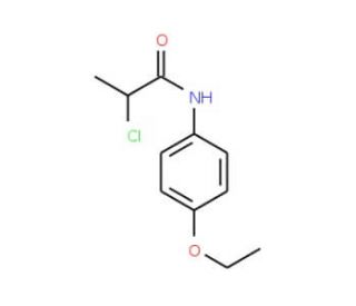 2-Chloro-N-(4-ethoxyphenyl)propanamide - chemical structure image