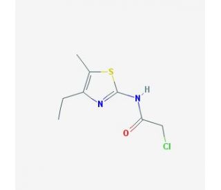 2-chloro-N-(4-ethyl-5-methyl-1,3-thiazol-2-yl)acetamide - chemical structure image