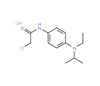 2-chloro-N-{4-[ethyl(isopropyl)amino]phenyl}acetamide hydrochloride - chemical structure image