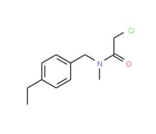 2-chloro-N-(4-ethylbenzyl)-N-methylacetamide - chemical structure image