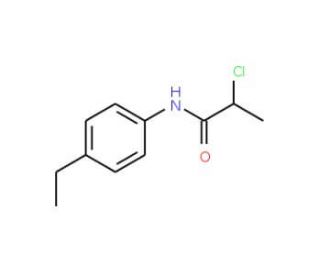 2-Chloro-N-(4-ethylphenyl)propanamide - chemical structure image