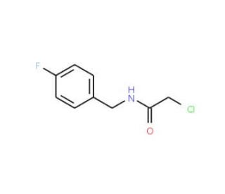 2-Chloro-N-(4-fluorobenzyl)acetamide - chemical structure image