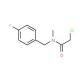 2-chloro-N-(4-fluorobenzyl)-N-methylacetamide - chemical structure image