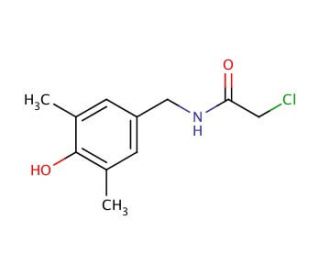 2-Chloro-N-(4-hydroxy-3,5-dimethyl-benzyl)-acetamide - chemical structure image