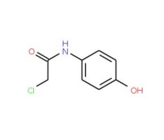 2-chloro-N-(4-hydroxyphenyl)acetamide (CAS 2153-11-9) - chemical structure image