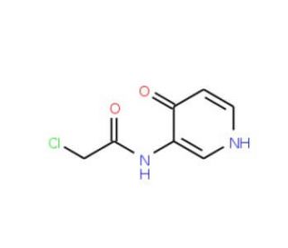 2-Chloro-N-(4-hydroxypyridin-3-yl)acetamide - chemical structure image