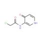 2-Chloro-N-(4-hydroxypyridin-3-yl)acetamide - chemical structure image