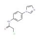 2-Chloro-N-(4-imidazol-1-yl-phenyl)-acetamide - chemical structure image
