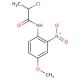 2-chloro-N-(4-methoxy-2-nitrophenyl)propanamide - chemical structure image