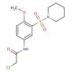 2-Chloro-N-[4-methoxy-3-(piperidine-1-sulfonyl)-phenyl]-acetamide - chemical structure image