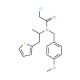2-chloro-N-(4-methoxybenzyl)-N-(1-methyl-2-thien-2-ylethyl)acetamide - chemical structure image