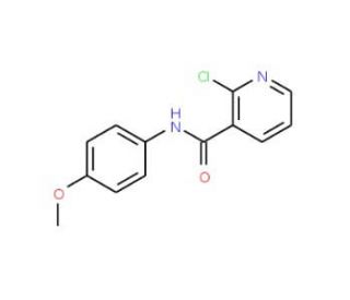 2-Chloro-N-(4-methoxyphenyl)nicotinamide (CAS 56149-30-5) - chemical structure image