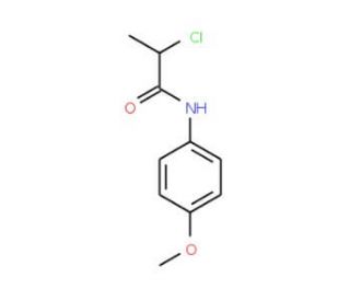 2-Chloro-N-(4-methoxyphenyl)propanamide - chemical structure image