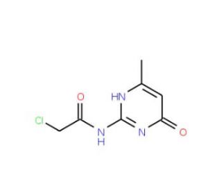2-Chloro-N-(4-methyl-6-oxo-1,6-dihydro-pyrimidin-2-yl)-acetamide - chemical structure image