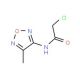 2-Chloro-N-(4-methyl-furazan-3-yl)-acetamide - chemical structure image
