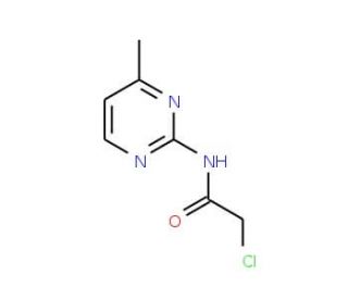 2-Chloro-N-(4-methyl-pyrimidin-2-yl)-acetamide - chemical structure image