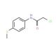 2-chloro-N-[4-(methylthio)phenyl]acetamide (CAS 27978-30-9) - chemical structure image