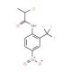 2-chloro-N-[4-nitro-2-(trifluoromethyl)phenyl]propanamide - chemical structure image