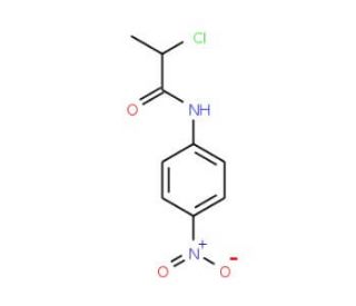 2-Chloro-N-(4-nitrophenyl)propanamide - chemical structure image