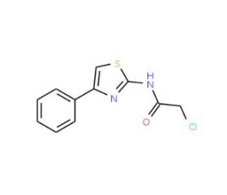 2-Chloro-N-(4-phenyl-1,3-thiazol-2-yl)acetamide - chemical structure image