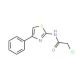 2-Chloro-N-(4-phenyl-1,3-thiazol-2-yl)acetamide - chemical structure image