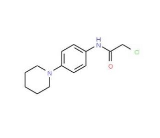 2-Chloro-N-(4-piperidin-1-yl-phenyl)-acetamide (CAS 379255-22-8) - chemical structure image
