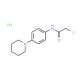 2-chloro-N-(4-piperidin-1-ylphenyl)acetamide hydrochloride - chemical structure image