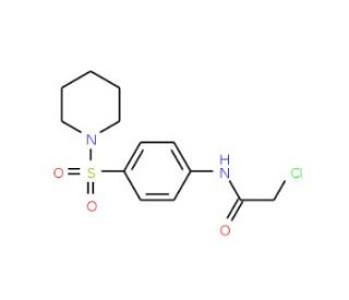 2-Chloro-N-[4-(piperidine-1-sulfonyl)-phenyl]-acetamide (CAS 20491-97-8) - chemical structure image