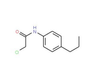 2-chloro-N-(4-propylphenyl)acetamide - chemical structure image