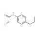 2-chloro-N-(4-propylphenyl)acetamide - chemical structure image
