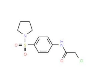 2-Chloro-N-[4-(pyrrolidine-1-sulfonyl)-phenyl]-acetamide - chemical structure image