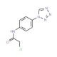 2-Chloro-N-(4-tetrazol-1-yl-phenyl)-acetamide - chemical structure image
