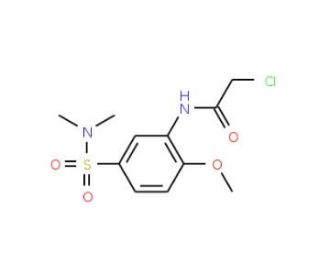2-chloro-N-{5-[(dimethylamino)sulfonyl]-2-methoxyphenyl}acetamide (CAS 749906-93-2) - chemical structure image