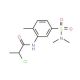 2-chloro-N-{5-[(dimethylamino)sulfonyl]-2-methylphenyl}propanamide - chemical structure image