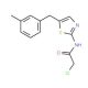 2-chloro-N-[5-(3-methylbenzyl)-1,3-thiazol-2-yl]acetamide - chemical structure image