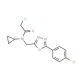 2-chloro-N-{[5-(4-chlorophenyl)-1,3,4-oxadiazol-2-yl]methyl}-N-cyclopropylacetamide - chemical structure image