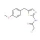 2-chloro-N-[5-(4-methoxybenzyl)-1,3-thiazol-2-yl]acetamide - chemical structure image