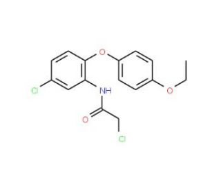 2-chloro-N-[5-chloro-2-(4-ethoxyphenoxy)phenyl]acetamide - chemical structure image