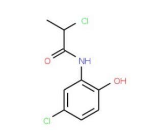 2-Chloro-N-(5-chloro-2-hydroxyphenyl)propanamide - chemical structure image