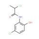 2-Chloro-N-(5-chloro-2-hydroxyphenyl)propanamide - chemical structure image