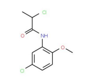 2-Chloro-N-(5-chloro-2-methoxyphenyl)propanamide - chemical structure image