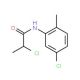2-Chloro-N-(5-chloro-2-methylphenyl)propanamide - chemical structure image
