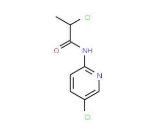2-chloro-N-(5-chloropyridin-2-yl)propanamide - chemical structure image