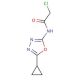 2-chloro-N-(5-cyclopropyl-1,3,4-oxadiazol-2-yl)acetamide - chemical structure image